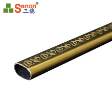 Sanon Customized Various Shaped Round / Rectangle / Oval AISI Stainless Steel 316 color Pipe